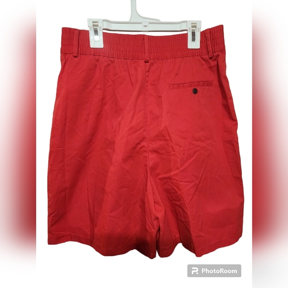 Lindsey Blake Size 10 Red Shorts Vintage - Picture 3 of 3